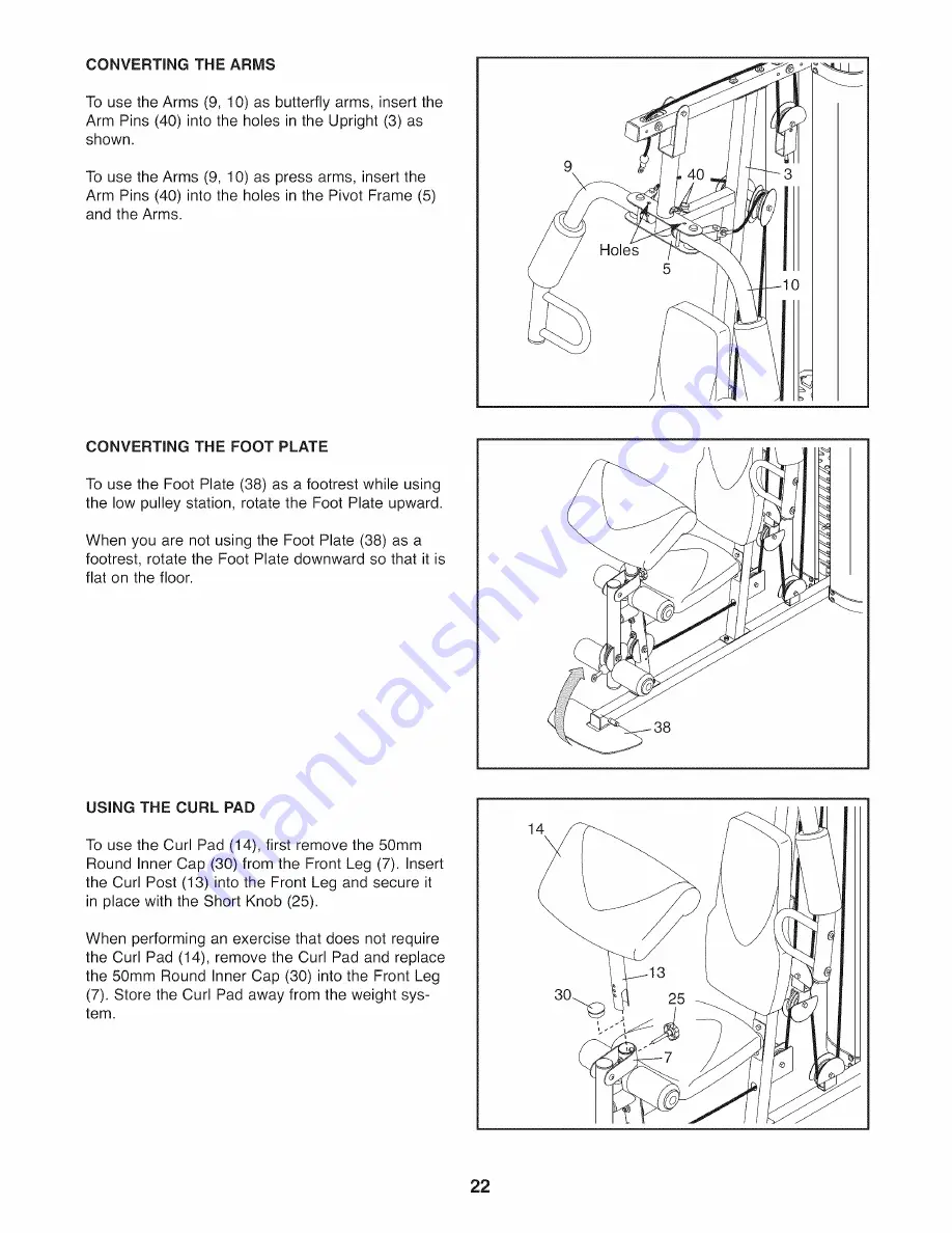 Weider 831.14922.0 User Manual Download Page 22