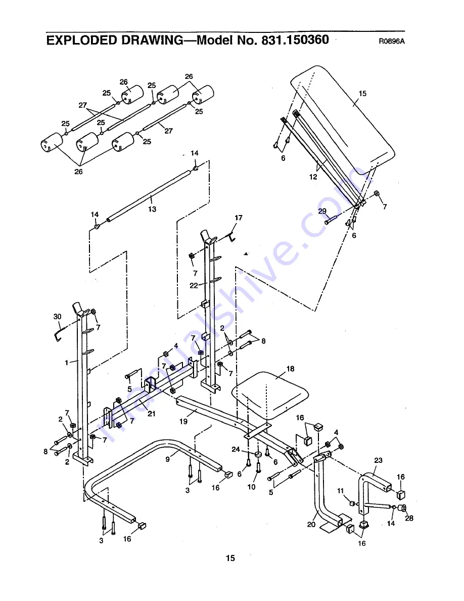 Weider 831.150360 User Manual Download Page 15