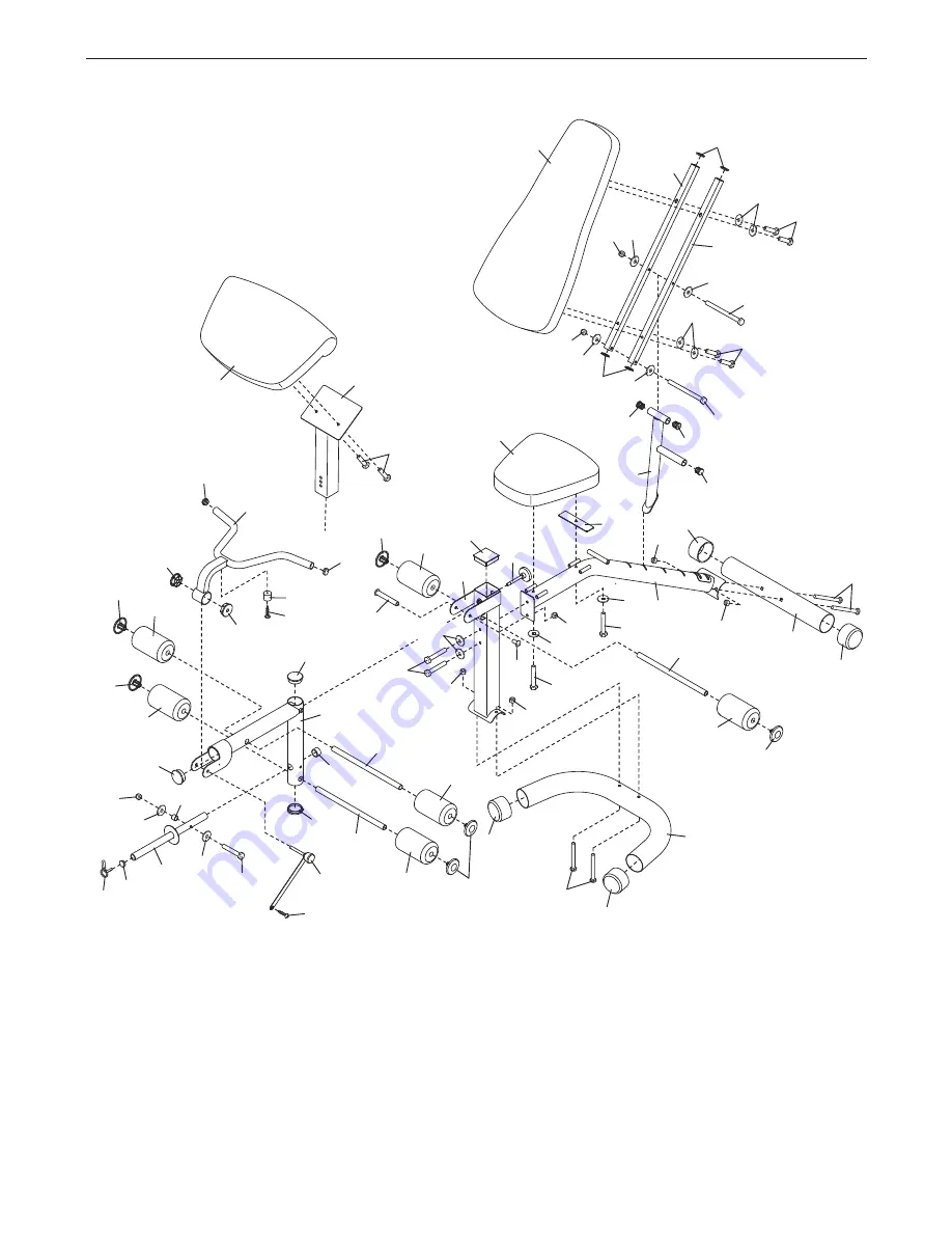 Weider Club 290 W Bench Manual Download Page 18