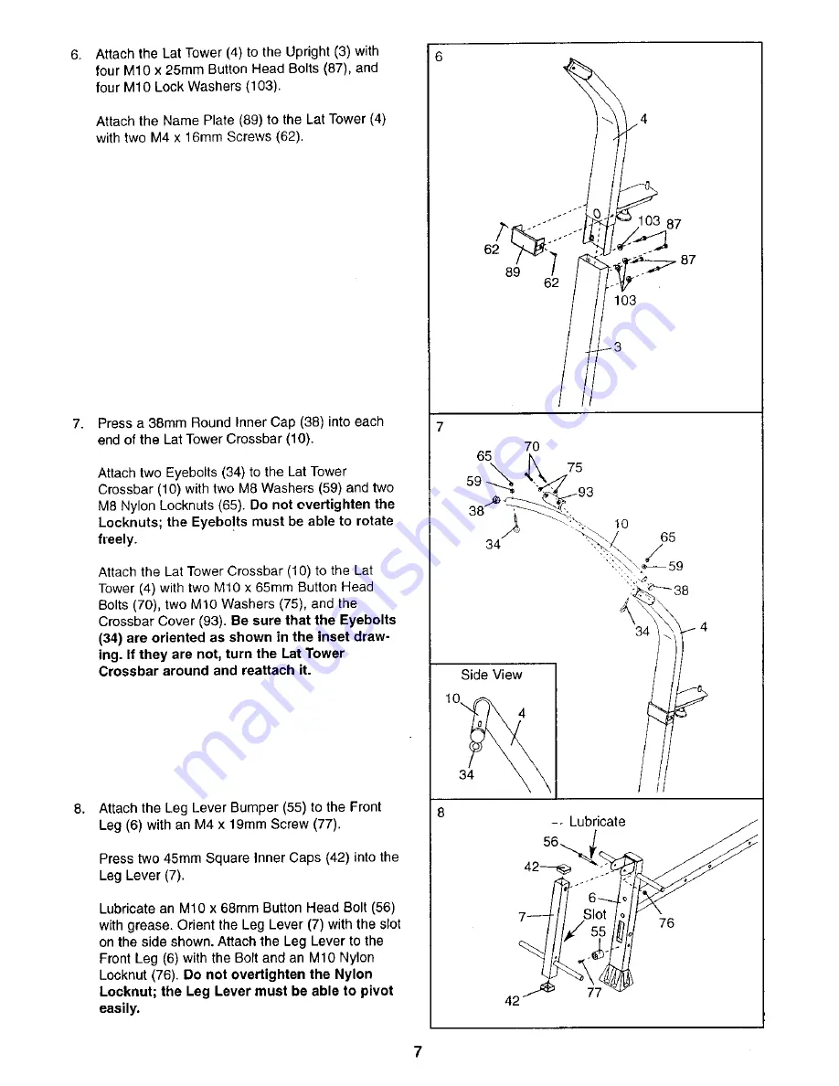 Weider Cross BOW Advantage Скачать руководство пользователя страница 7