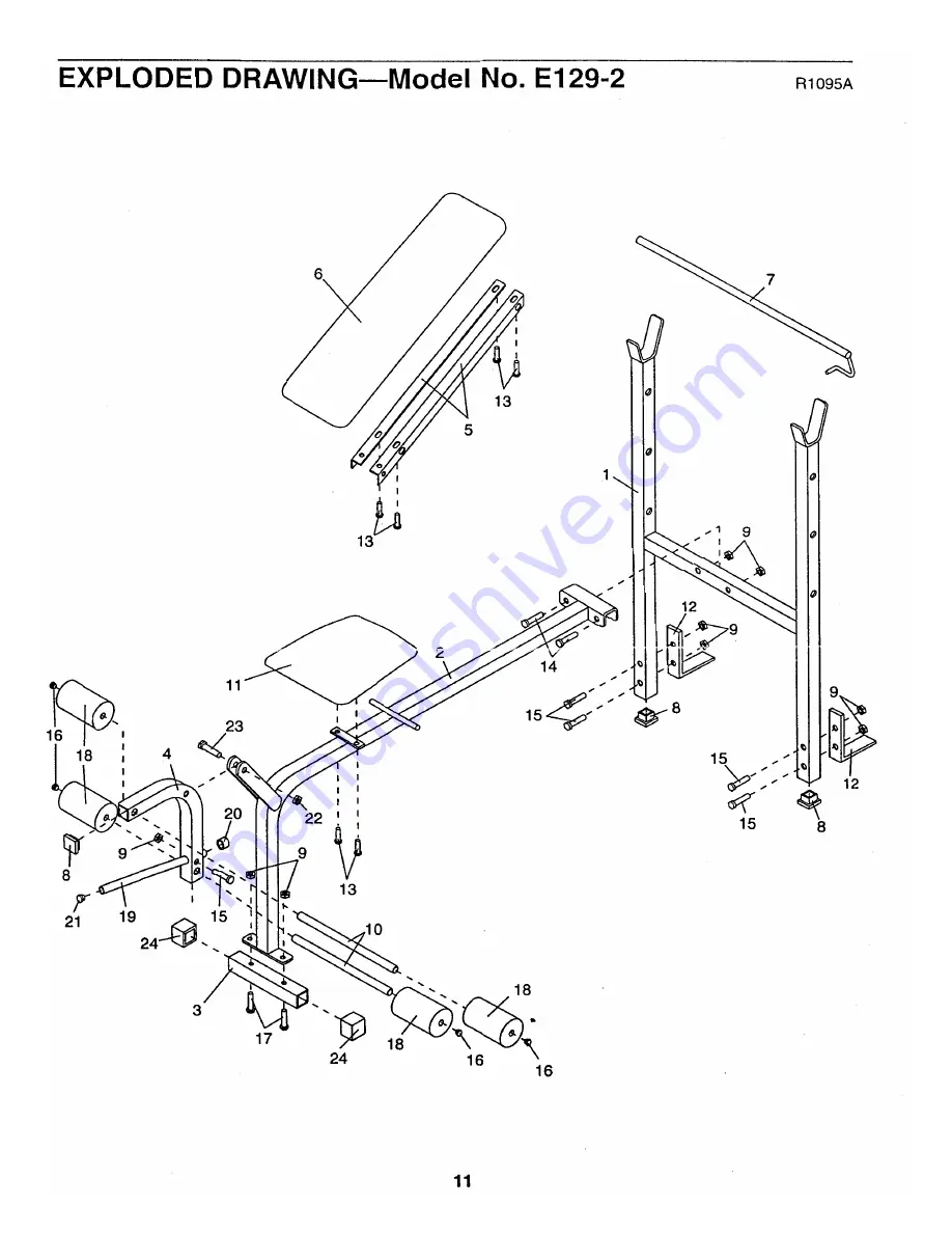 Weider E129-2 Скачать руководство пользователя страница 11