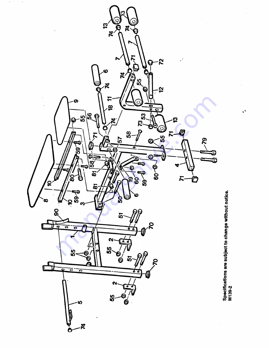 Weider Silver MEDALLION M139-2 Owner'S Manual Download Page 4