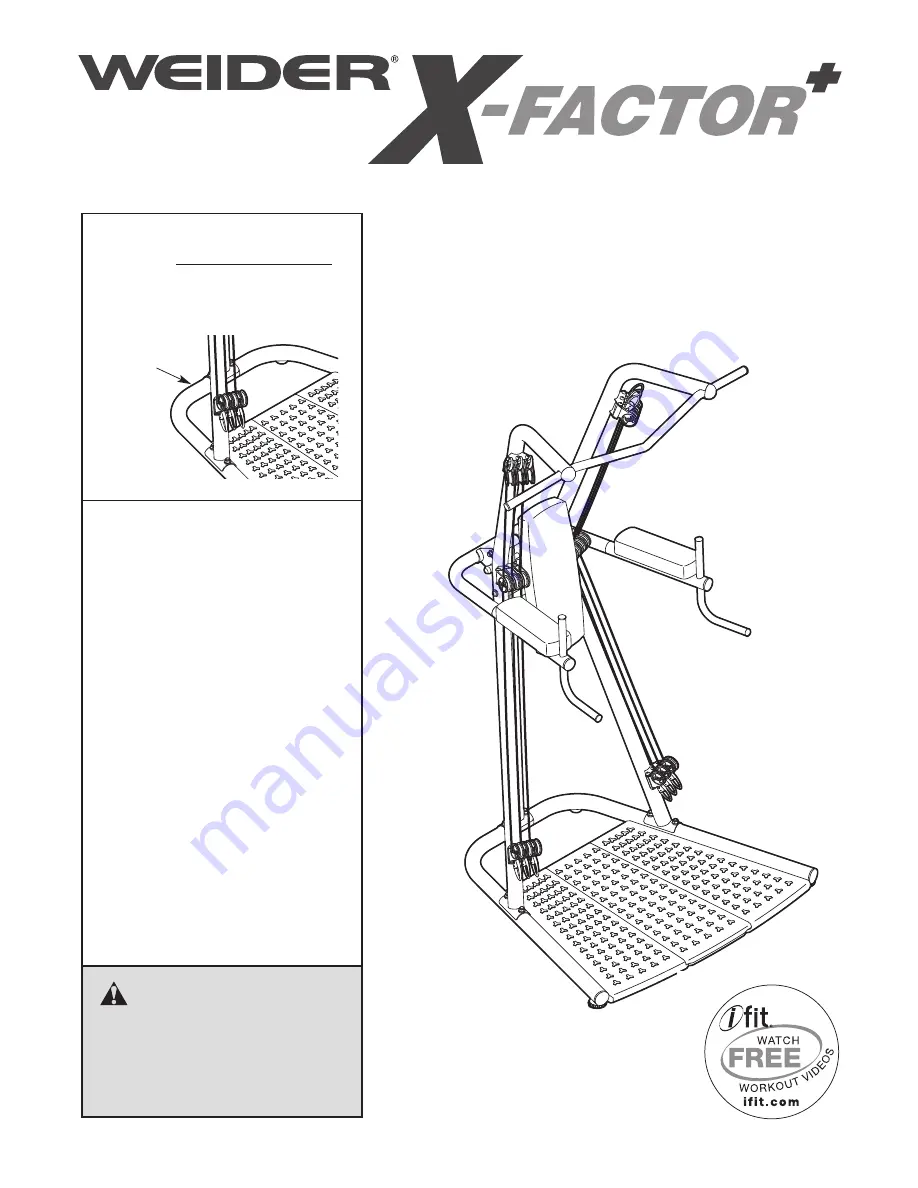 Weider WEBE2910.0 User Manual Download Page 1