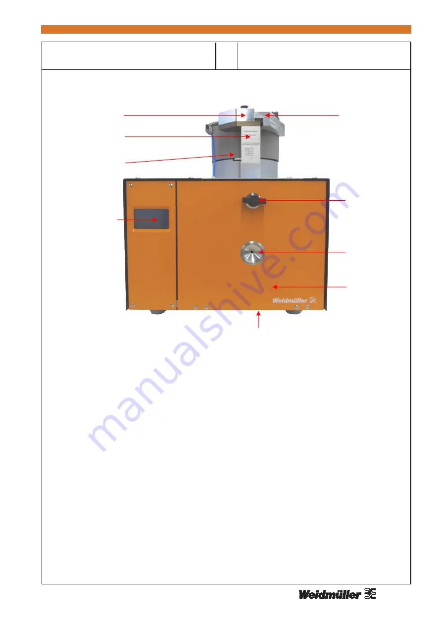 Weidmuller CA 100/2.5 Operating Manual Download Page 7