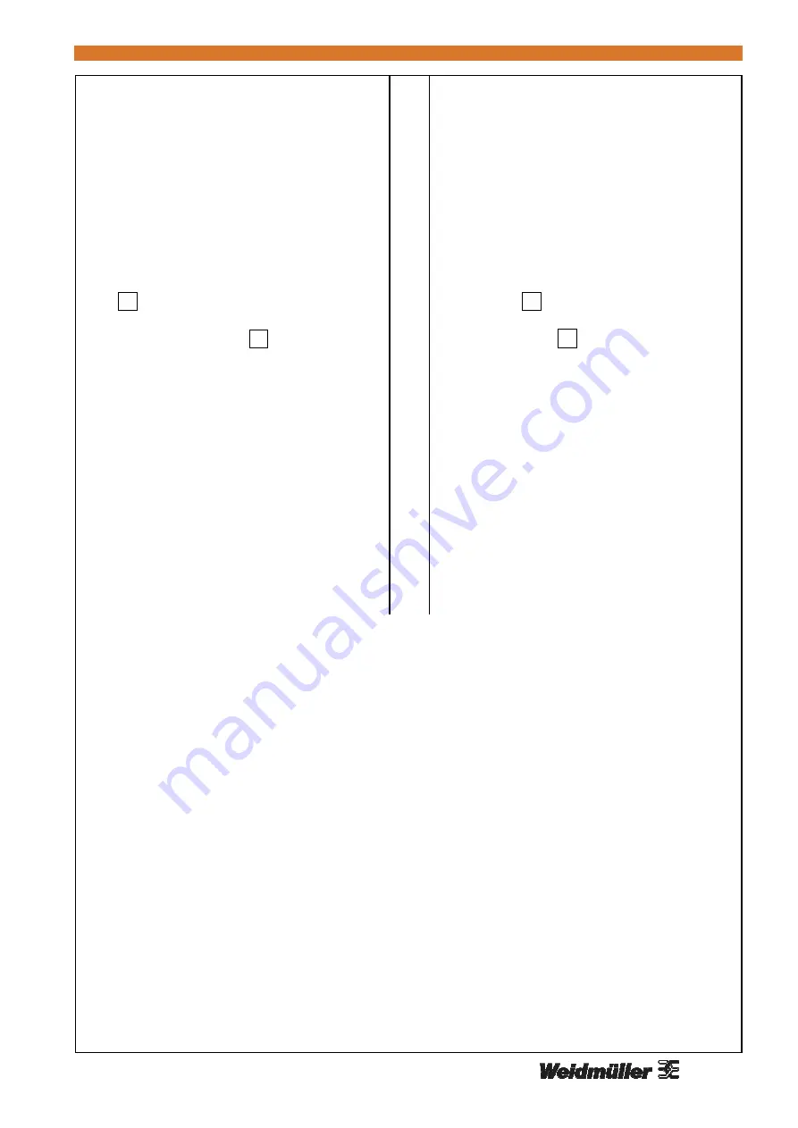 Weidmuller CA 100/2.5 Operating Manual Download Page 10