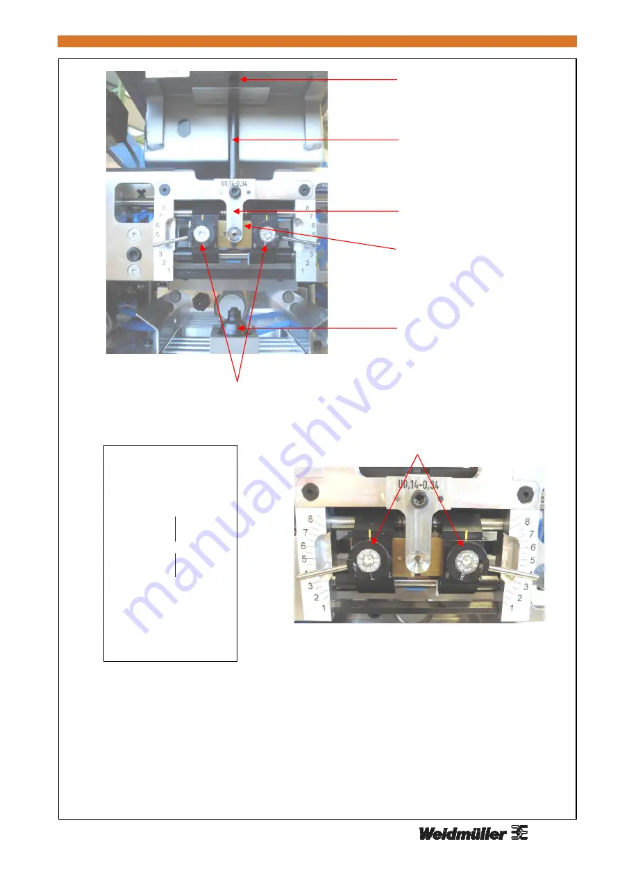 Weidmuller CA 100/2.5 Operating Manual Download Page 14