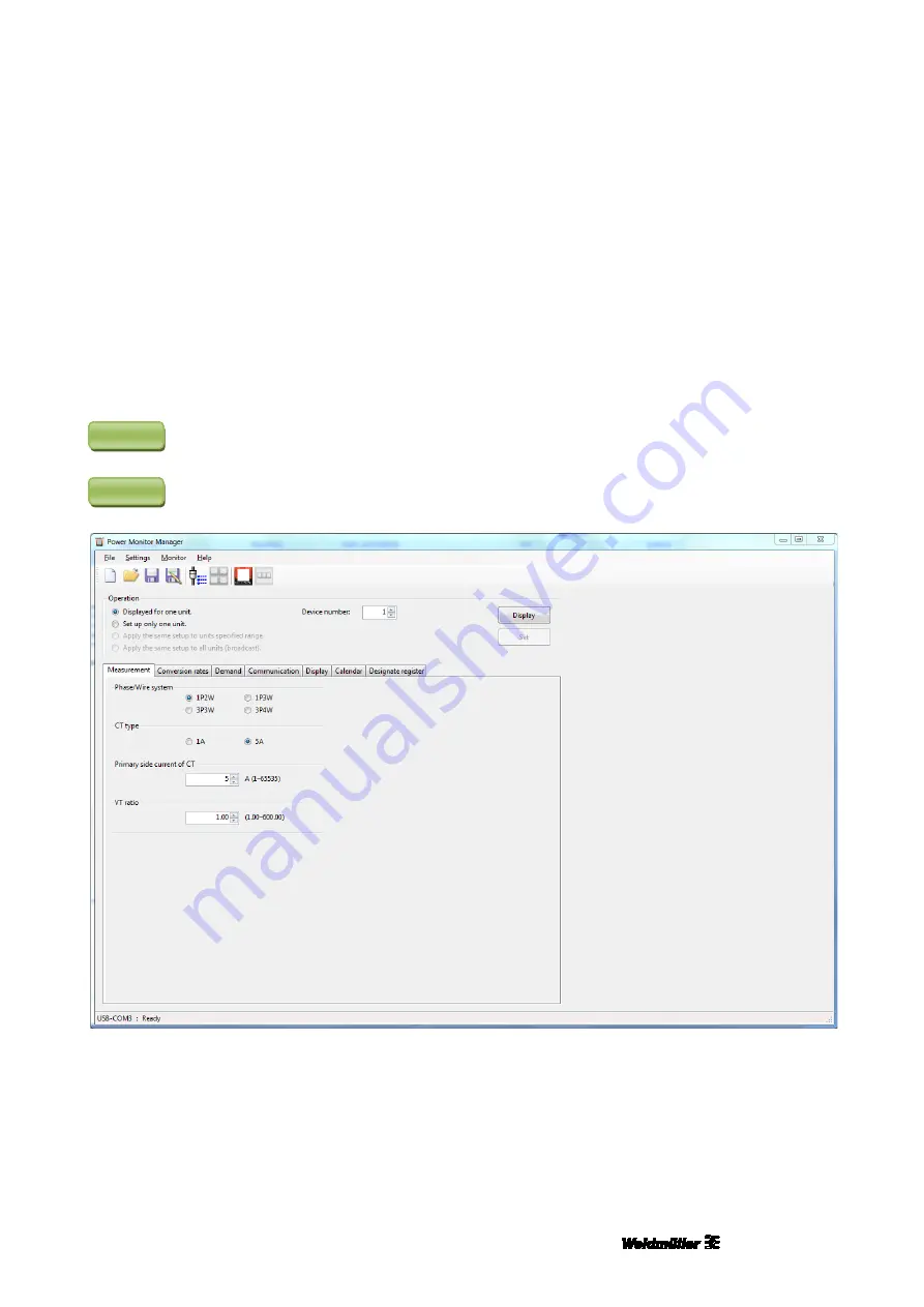 Weidmuller Power Monitor 51A Quick Manual Download Page 15