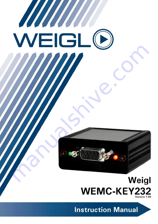 WEIGL WEMC-KEY232 Instruction Manual Download Page 1