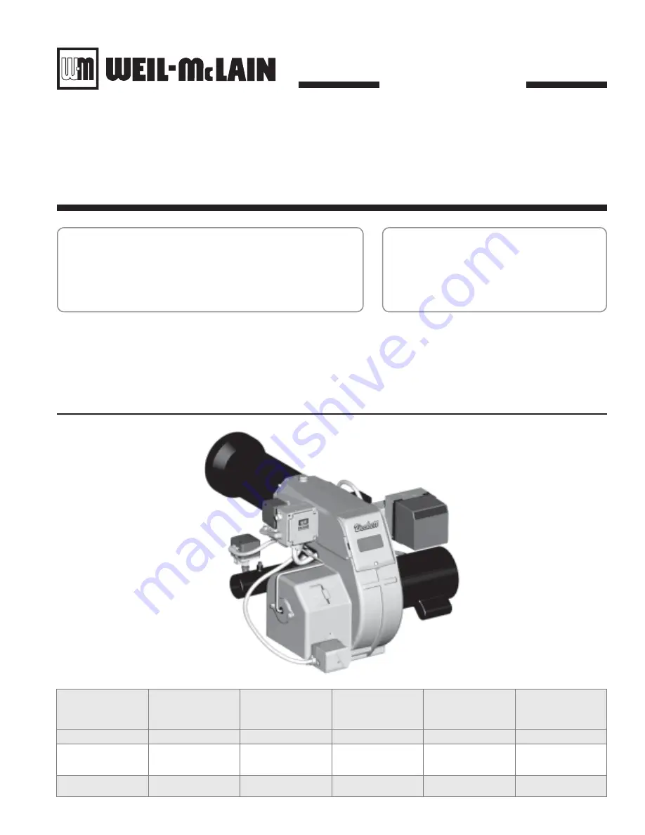 Weil-McLain CG Series 10 Скачать руководство пользователя страница 1