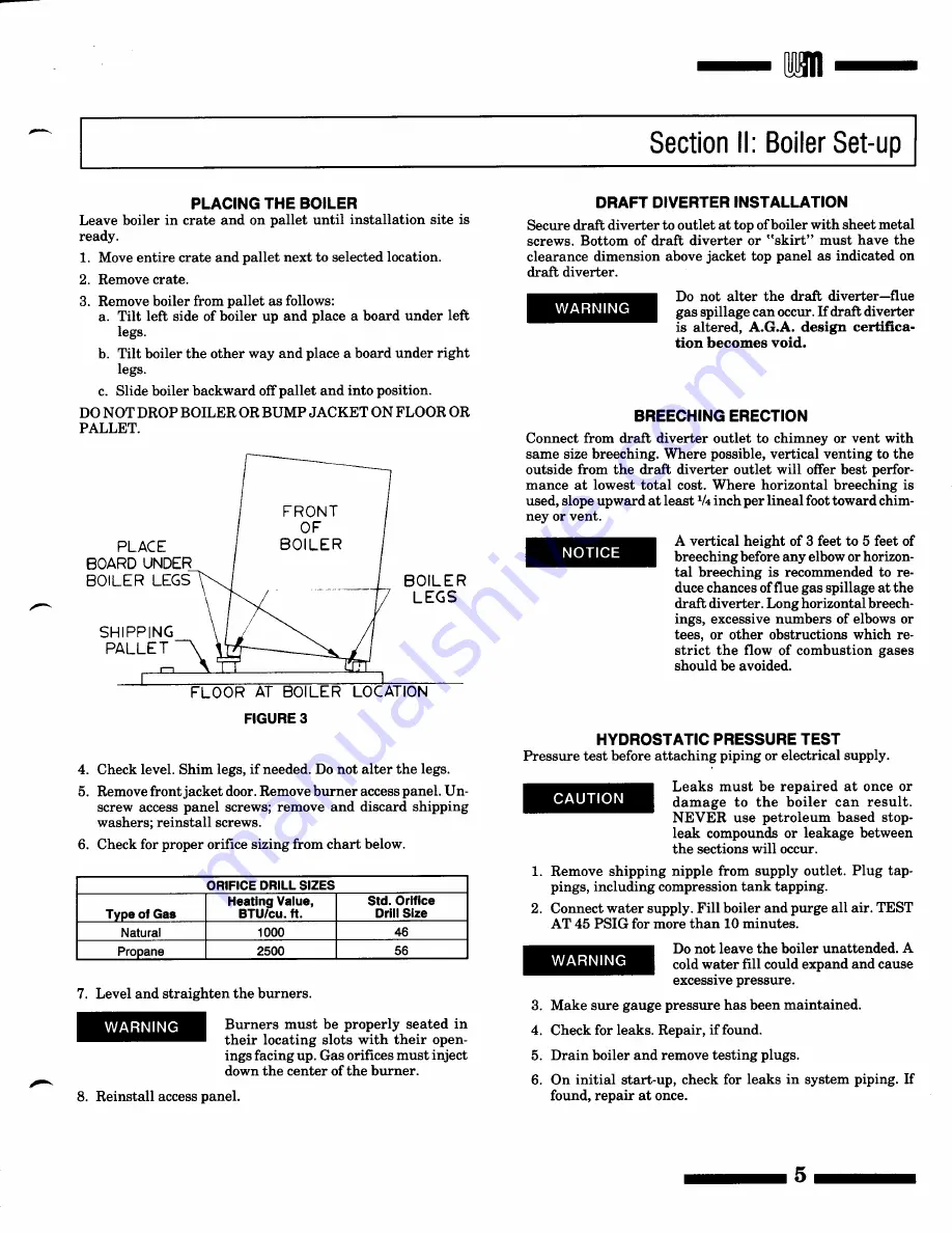 Weil-McLain CGM (Series 9) Owner'S Manual Download Page 5