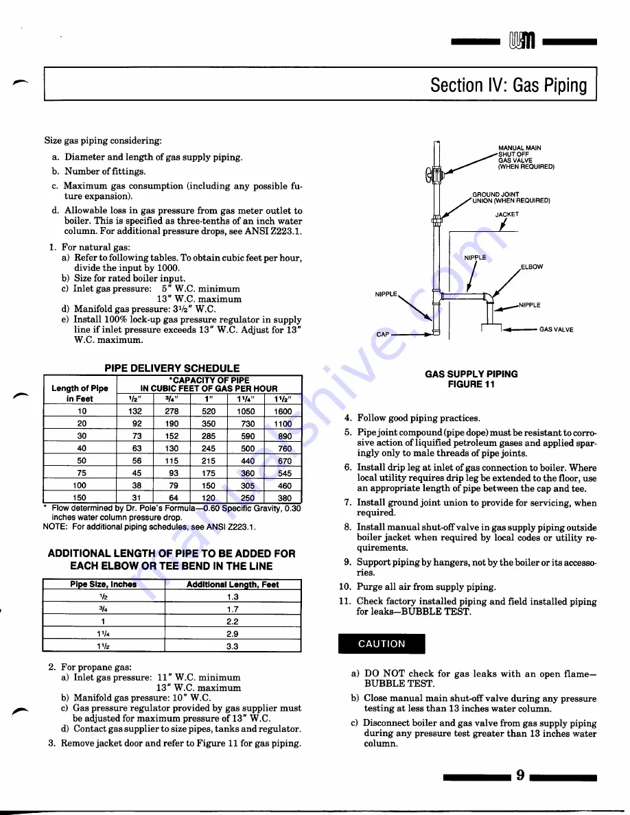 Weil-McLain CGM (Series 9) Owner'S Manual Download Page 9