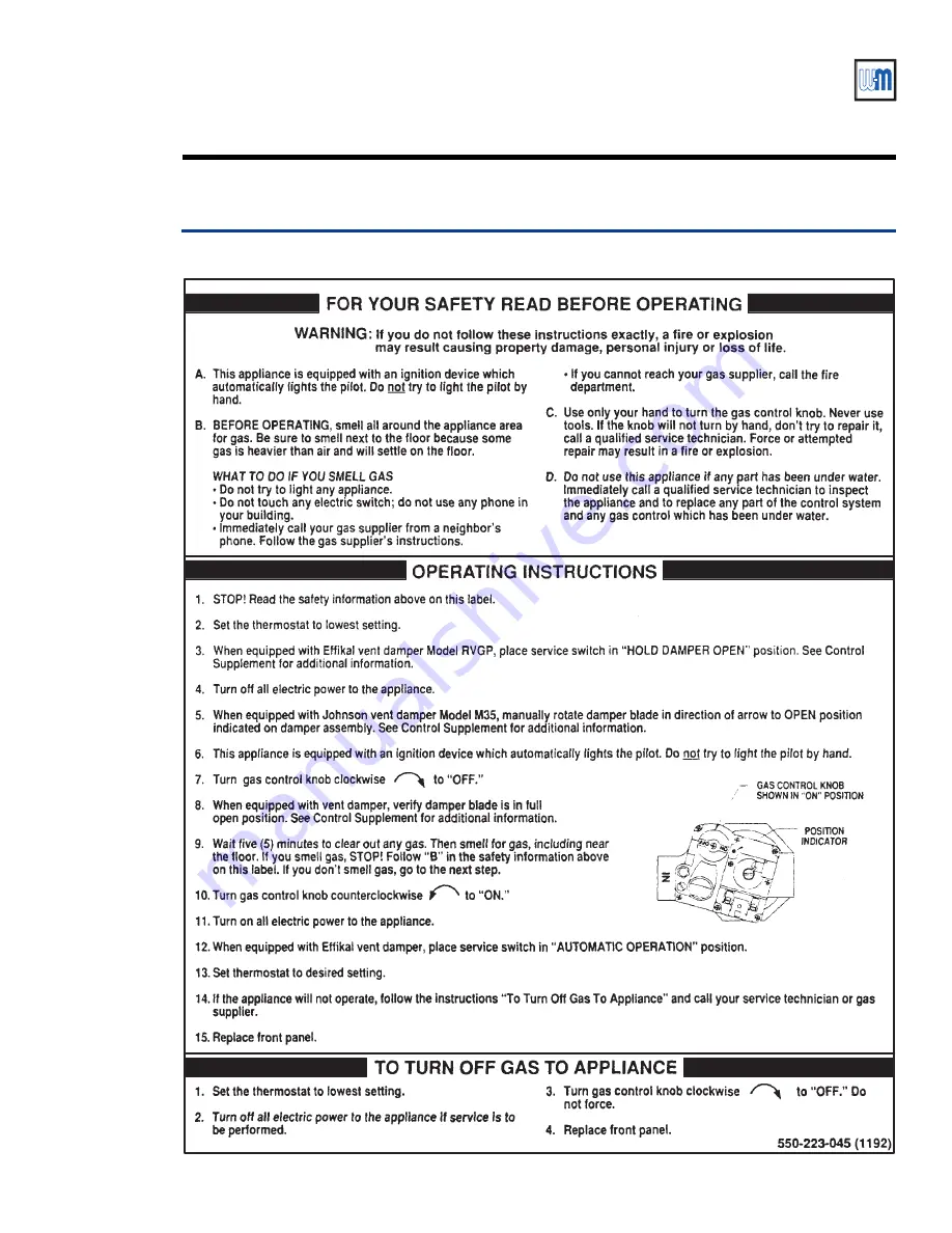 Weil-McLain CSD-1 Control Supplement Download Page 23