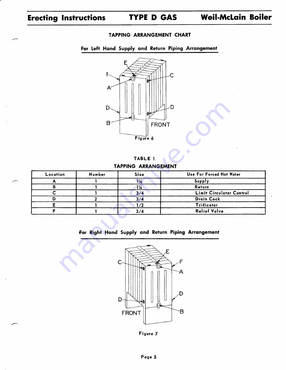 Weil-McLain D Gas Series 2 Operating Instructions Manual Download Page 5