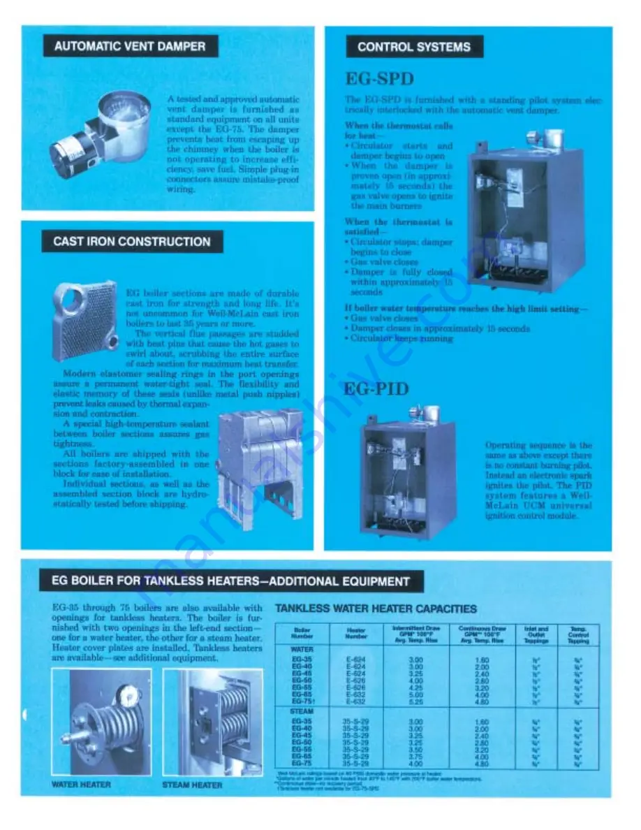 Weil-McLain EG Series 4 Brochure & Specs Download Page 3