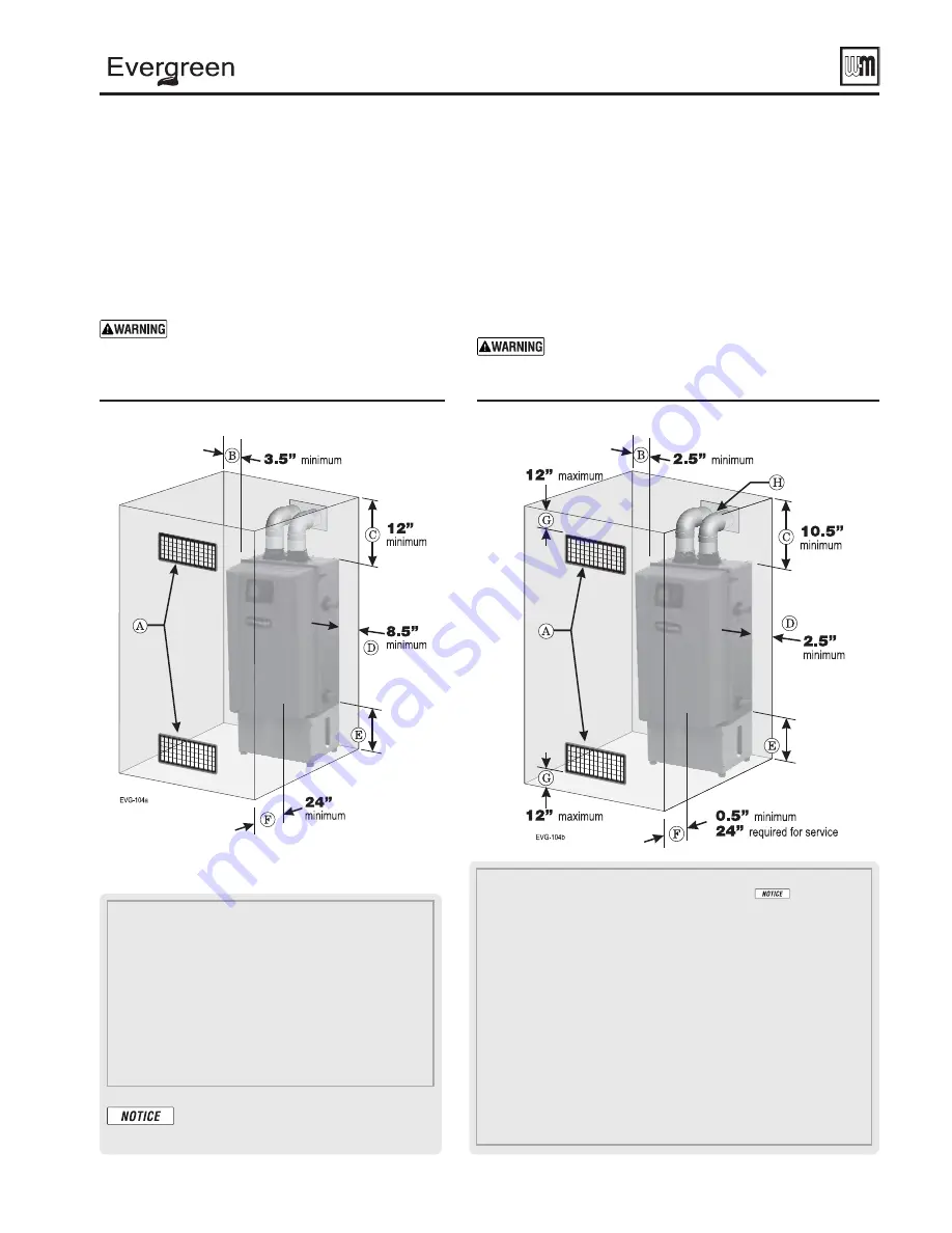 Weil-McLain Evergreen EVG 110 Manual Download Page 9