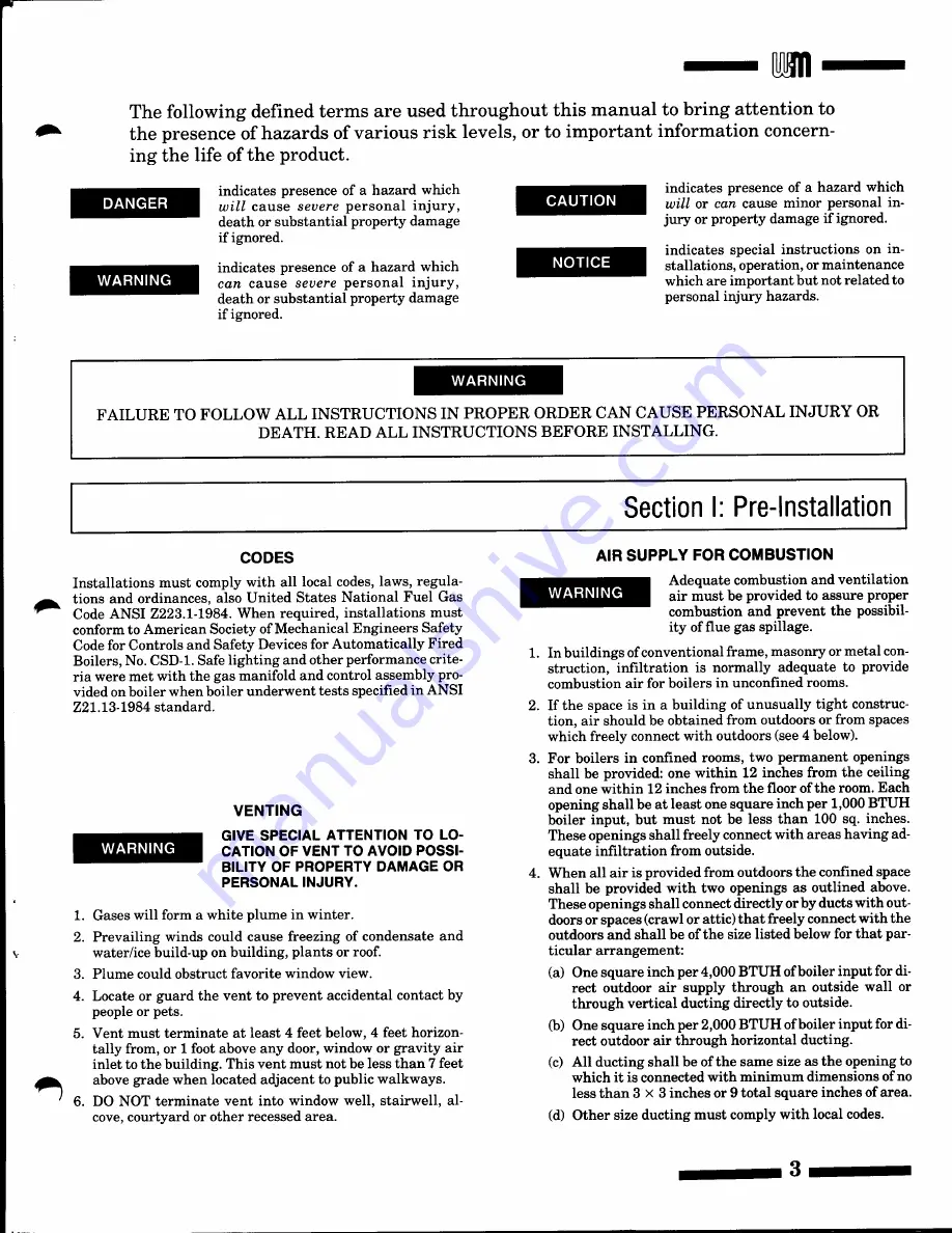 Weil-McLain HE (Series 3) Manual Download Page 3