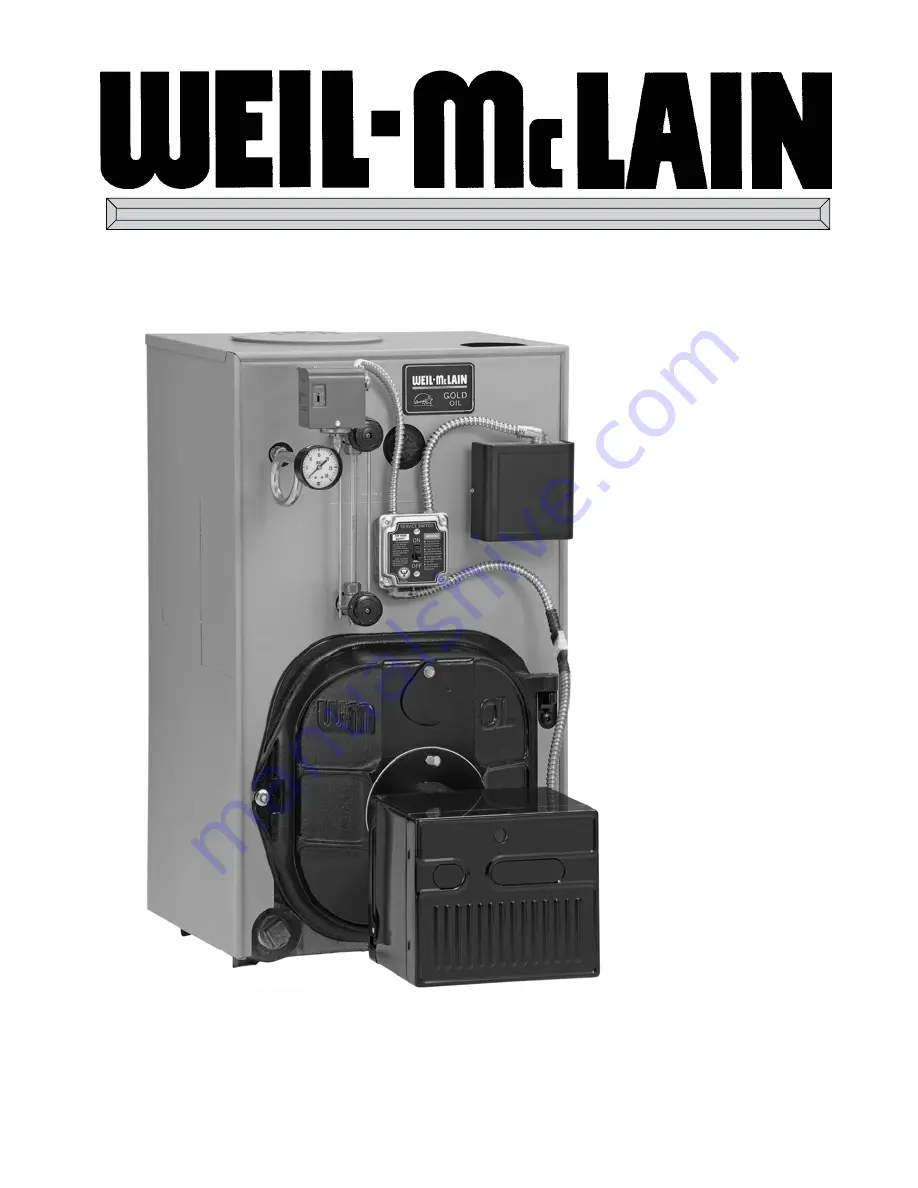 Weil-McLain SGO Series Maintenance And Service Manual Download Page 1