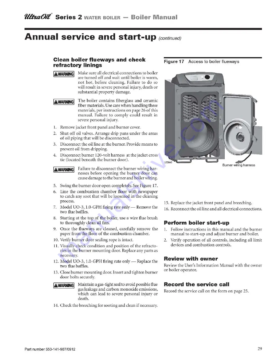 Weil-McLain UltraOil 2 Series Manual Download Page 29