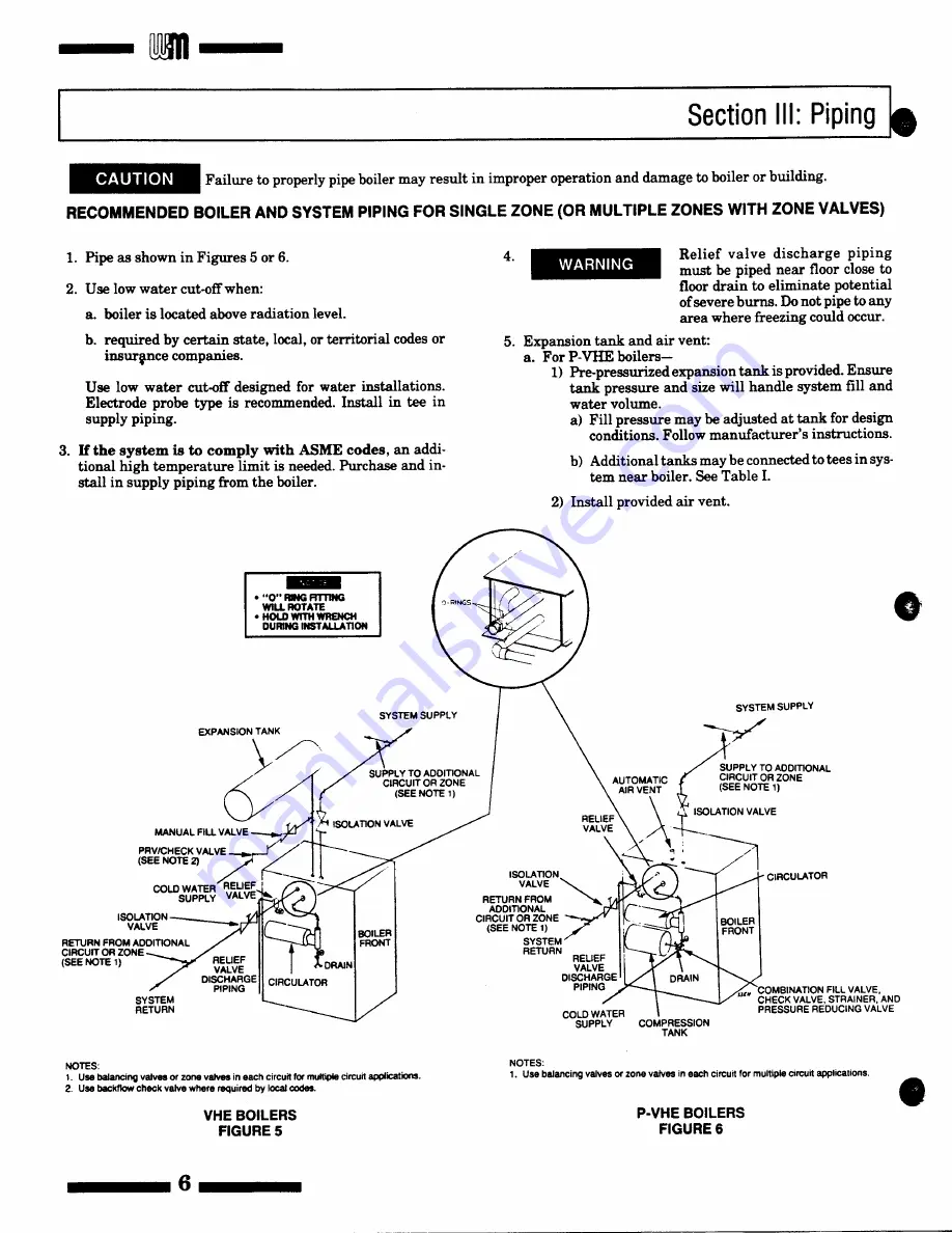 Weil-McLain VHE Installation Manual Download Page 6