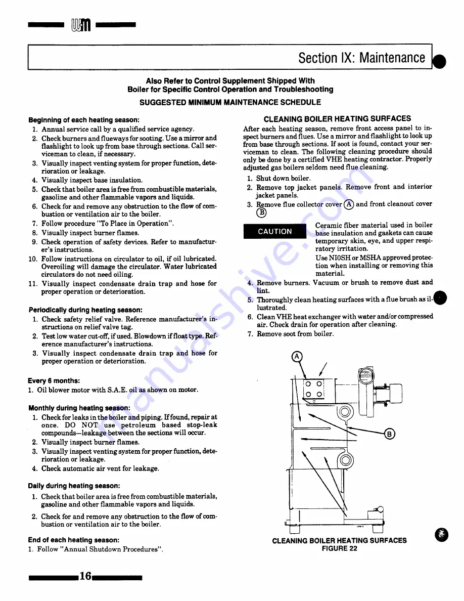 Weil-McLain VHE Installation Manual Download Page 16