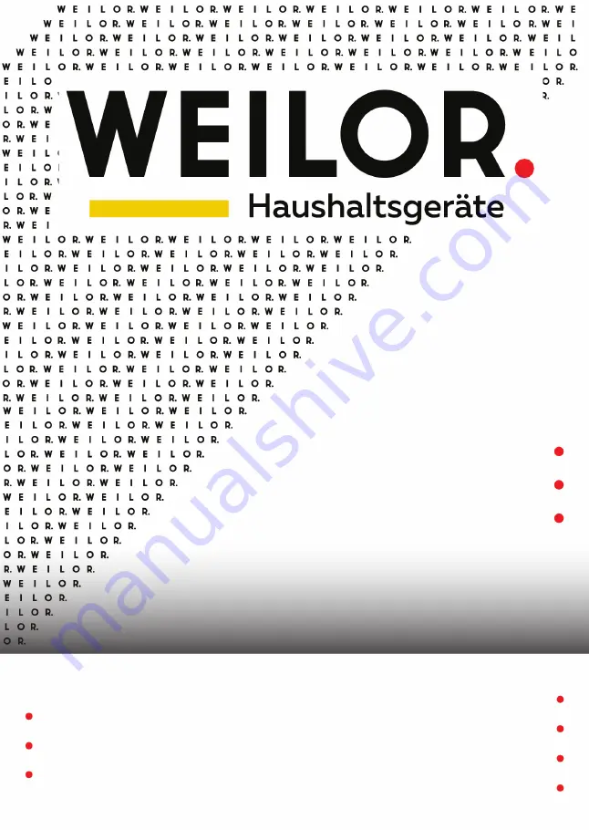 WEILOR WIS 322 Instructions For Use Manual Download Page 1