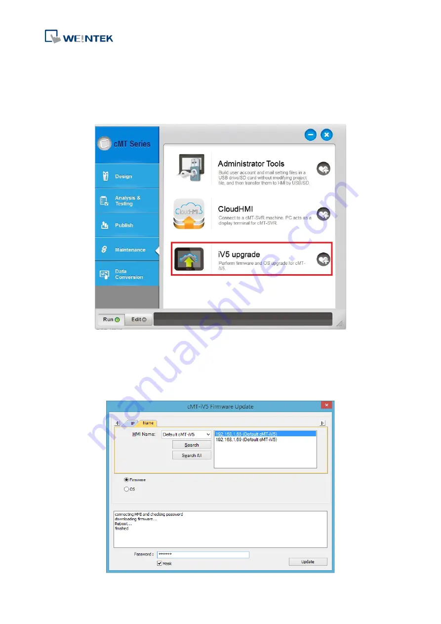 weintek cMT-iV5 series User Manual Download Page 14