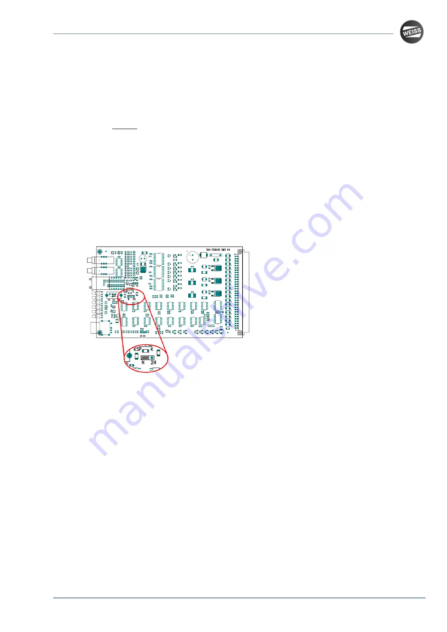 WEISS TS004E User Manual Download Page 19