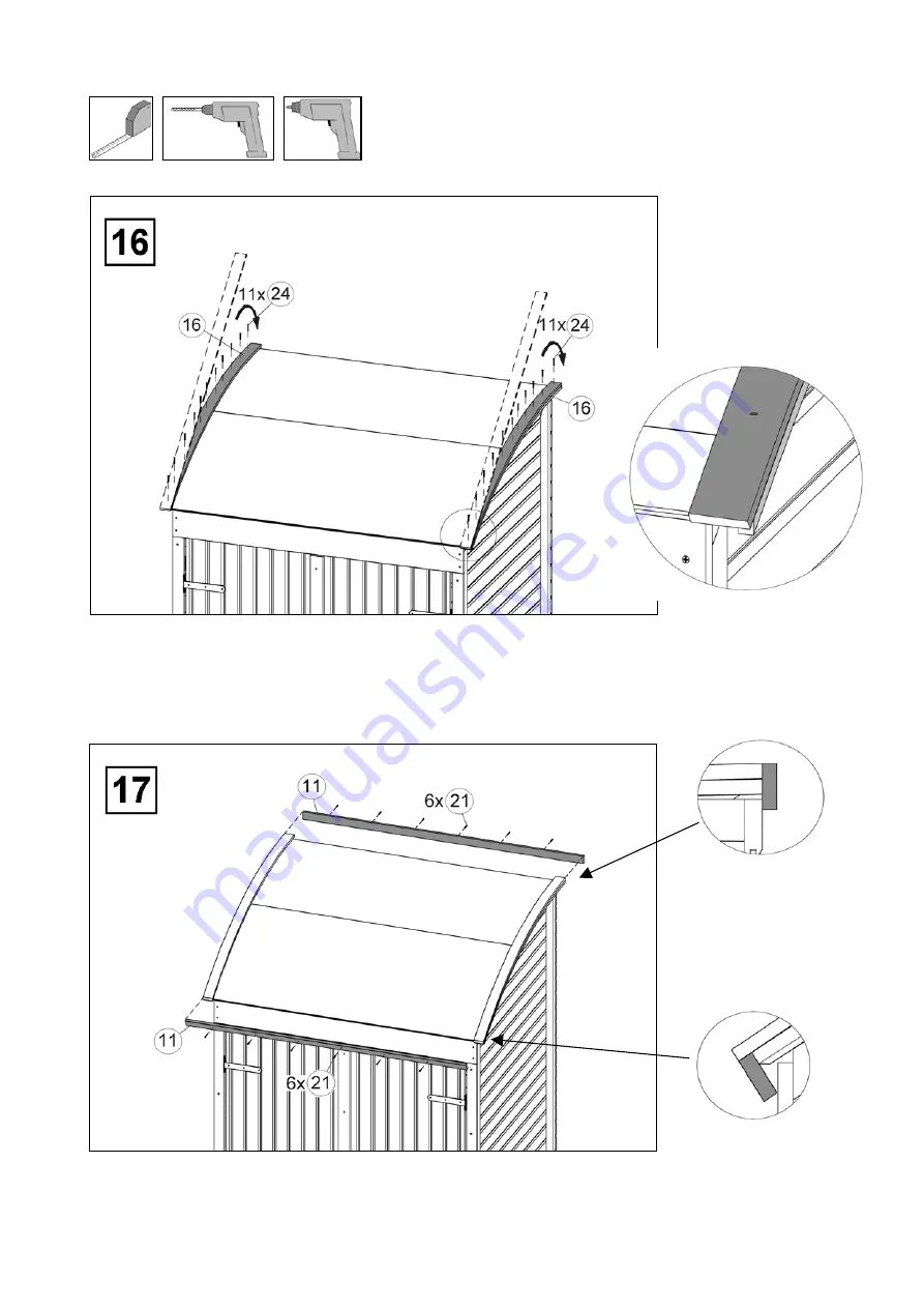 Weka Holzbau 394.1613.20402 Assembling Instructions Download Page 43