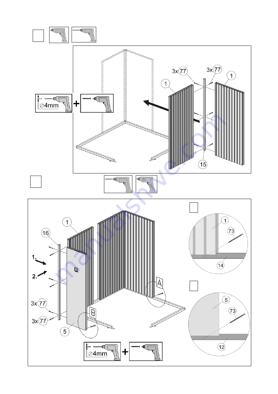 Weka Holzbau 513.2020.24.00 Assembly Instructions Manual Download Page 55