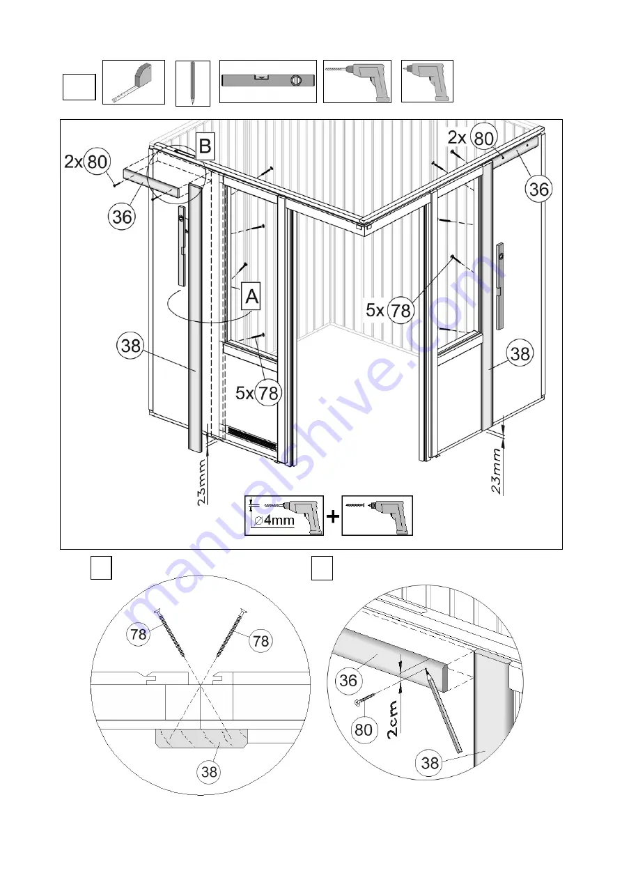 Weka Holzbau 513.2020.24.00 Assembly Instructions Manual Download Page 62