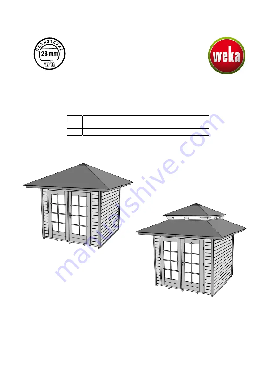 Weka 177.2424.00.00 Assembly, User And Maintenance Instructions Download Page 1