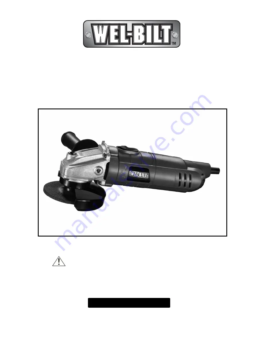 Wel-Bilt 21403 Owner'S Manual Download Page 1