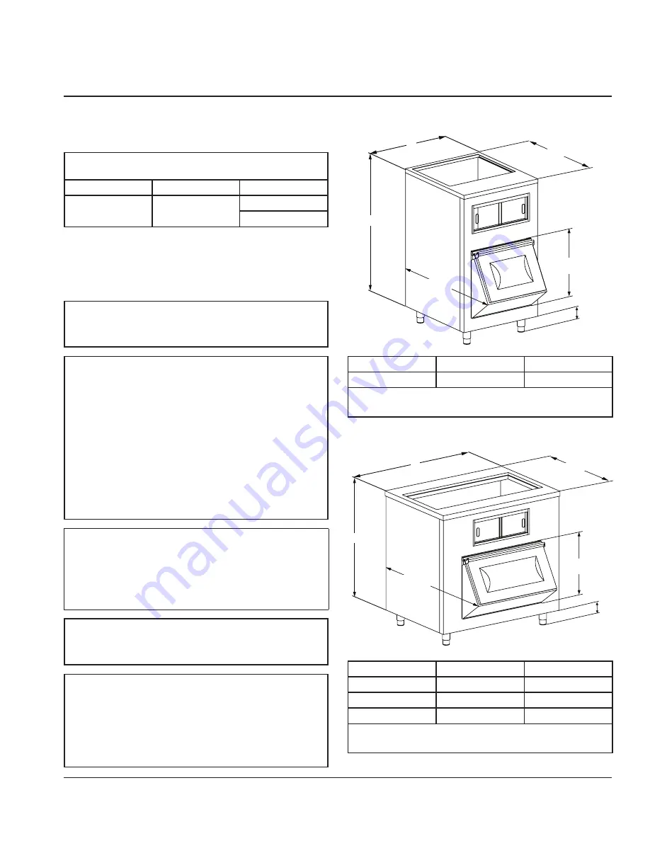 Welbilt Manitowoc LB Manitowoc LB1448 Installation, Operation And Maintenance Manual Download Page 11