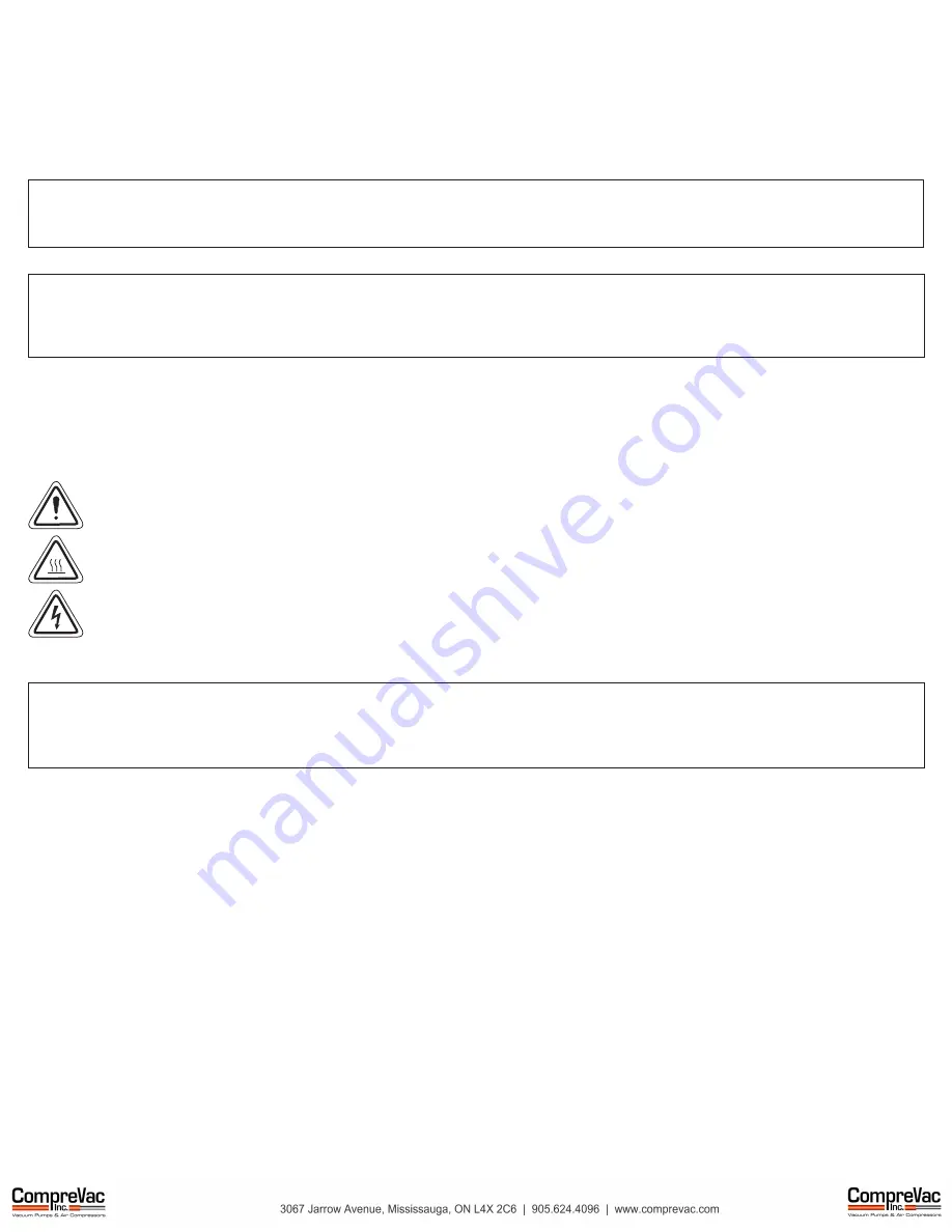 WELCH-ILMVAC DUOSEAL 1374 Owner'S Manual Download Page 2