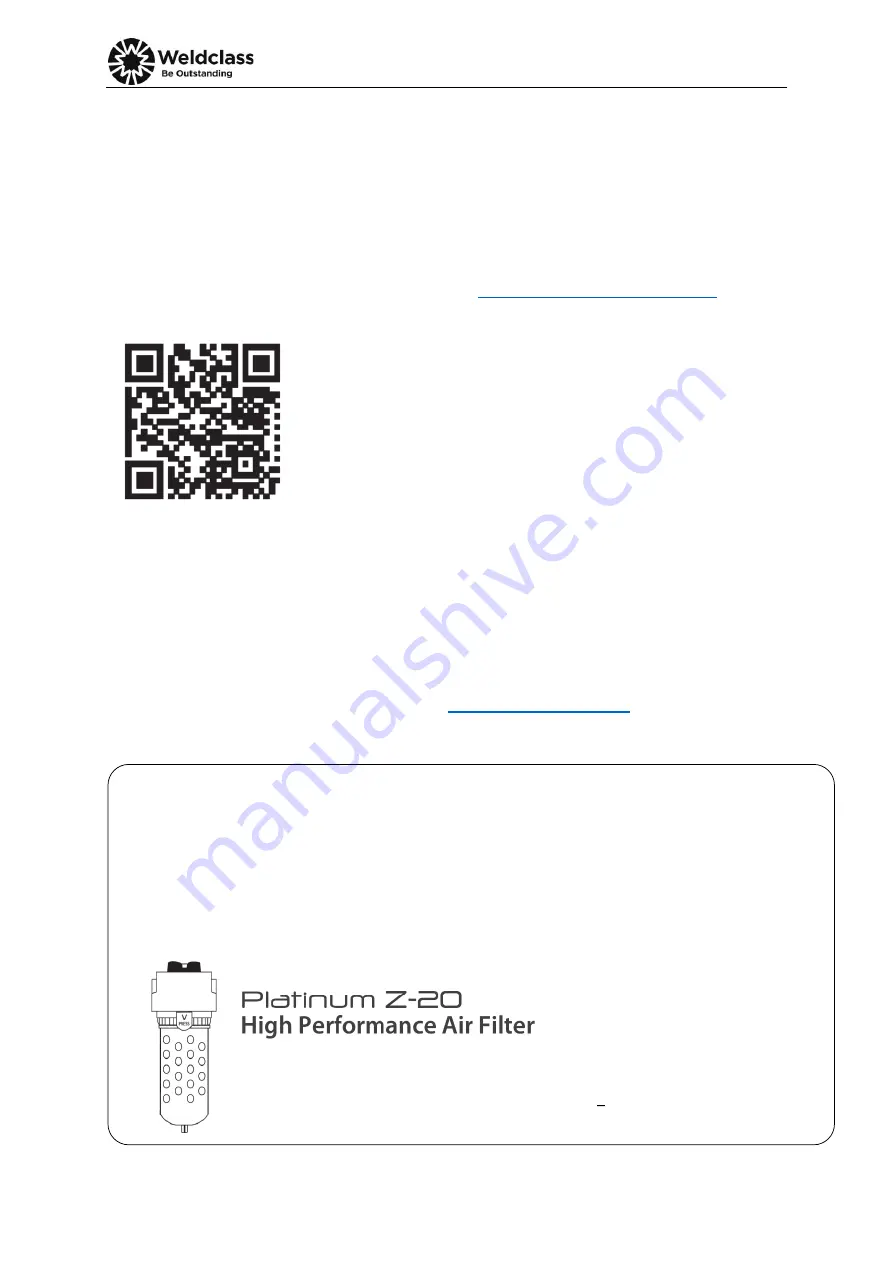 Weldclass CutForce 41PA Operating Instructions Manual Download Page 2