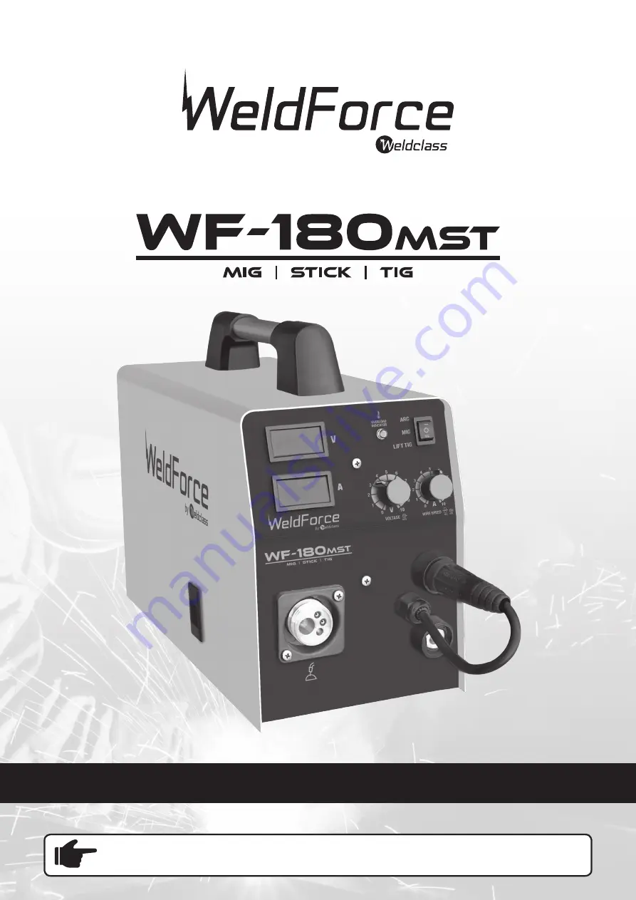 Weldclass WeldForce WF-180MST Operating Instructions Manual Download Page 1