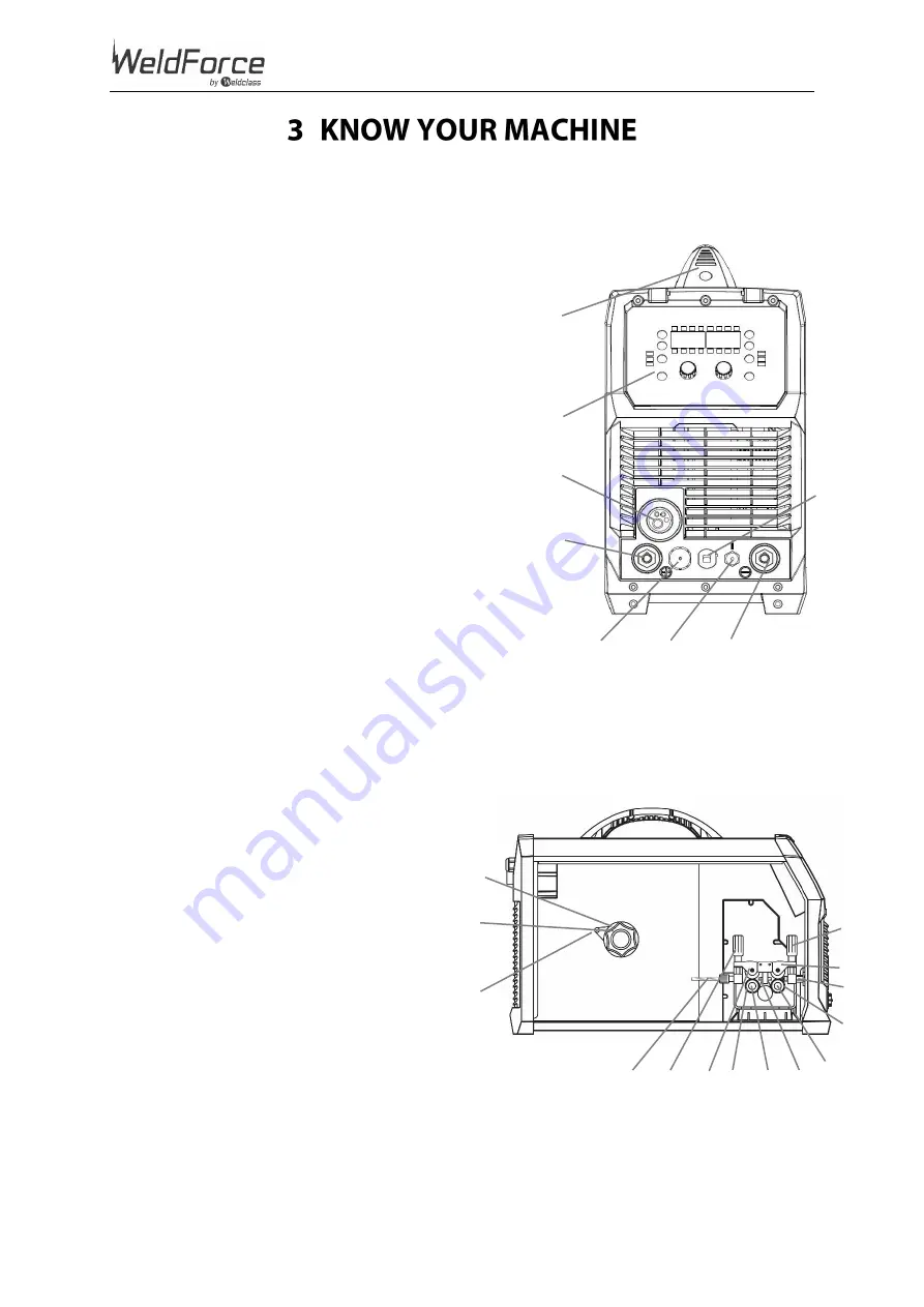 Weldclass WeldForce WF-255MST Operating Instructions Manual Download Page 10