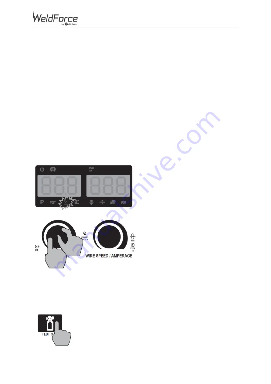 Weldclass WeldForce WF-255MST Operating Instructions Manual Download Page 20