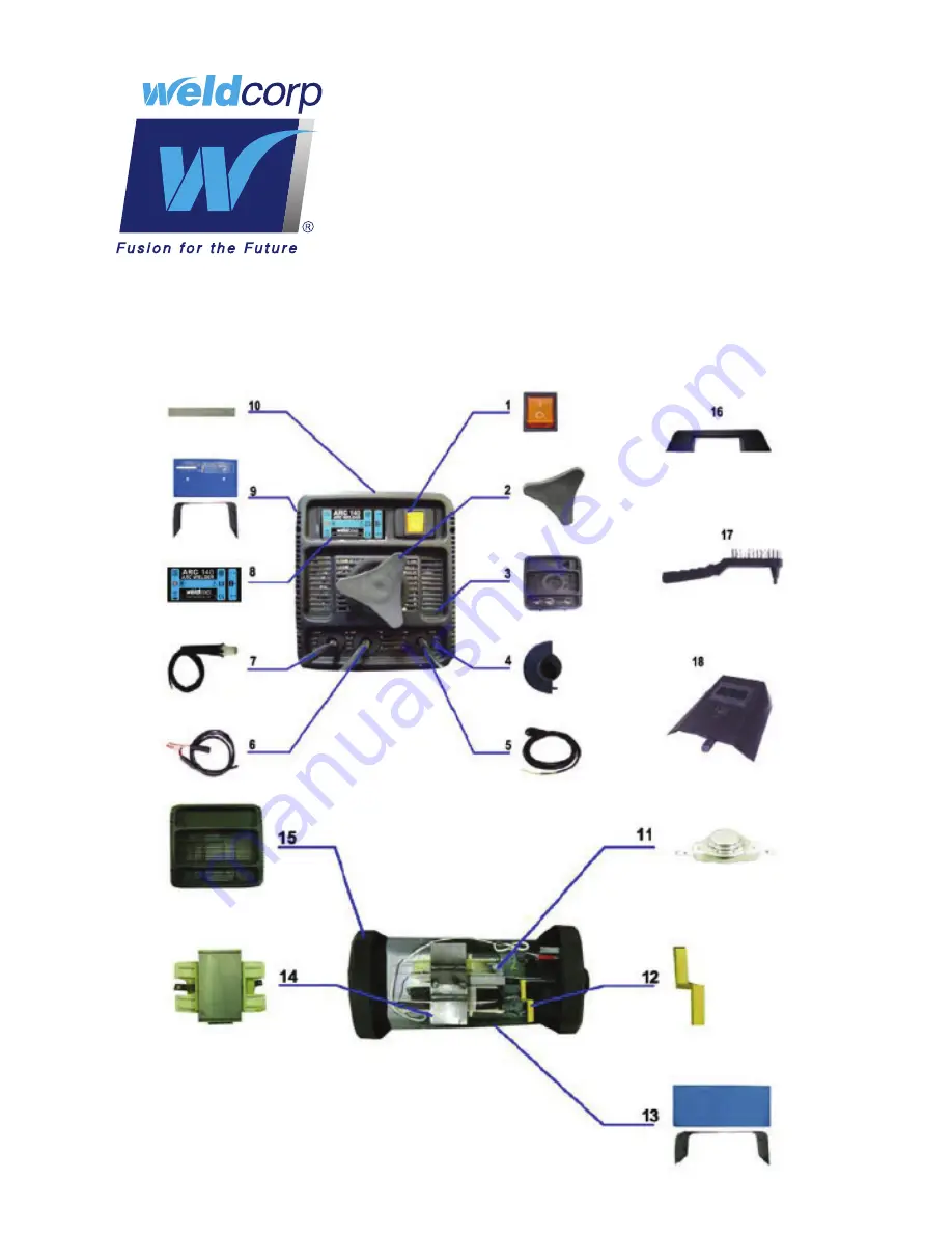 WeldCorp ARC 140 AMP Скачать руководство пользователя страница 14