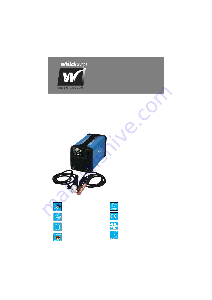 WeldCorp INVERTER 125 Скачать руководство пользователя страница 7