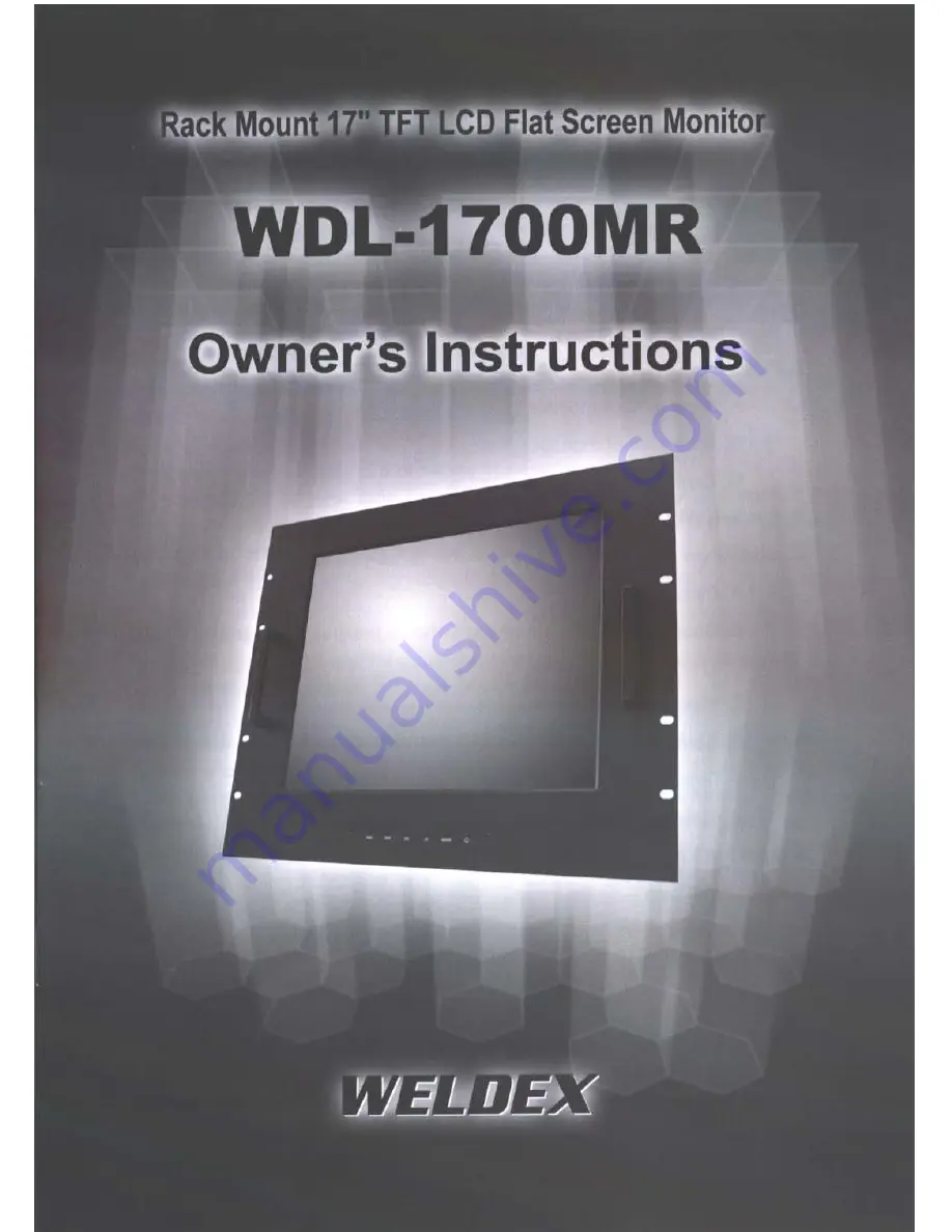 Weldex WDL-1700MR Owner'S Instructions Manual Download Page 1