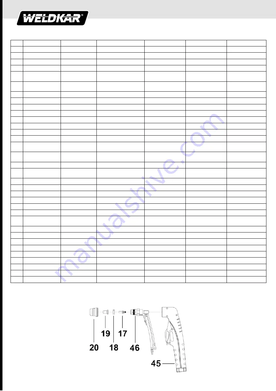 WELDKAR PLASMA WK 3020 COM Скачать руководство пользователя страница 26