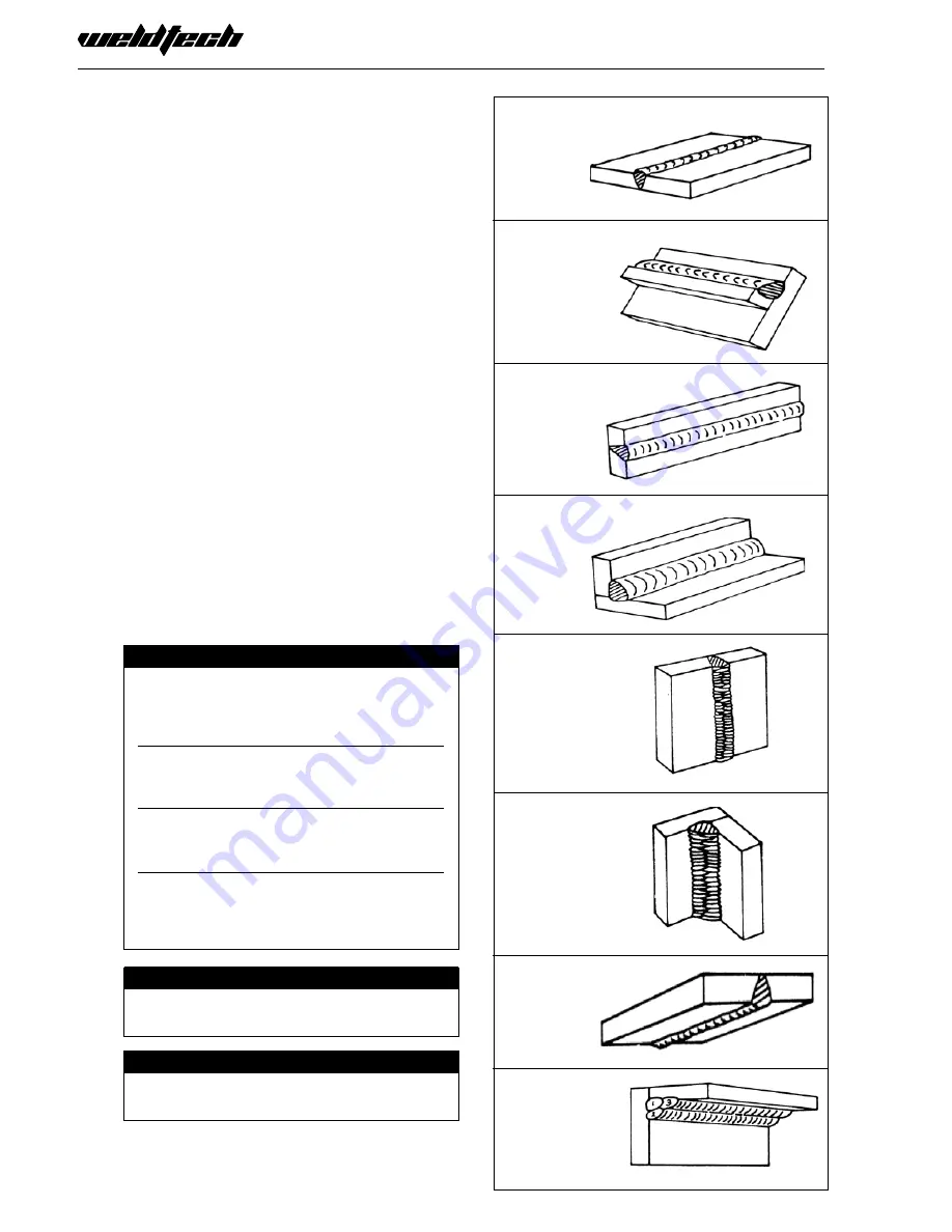 WELDTECH WT140ARC Operating Instructions Manual Download Page 8