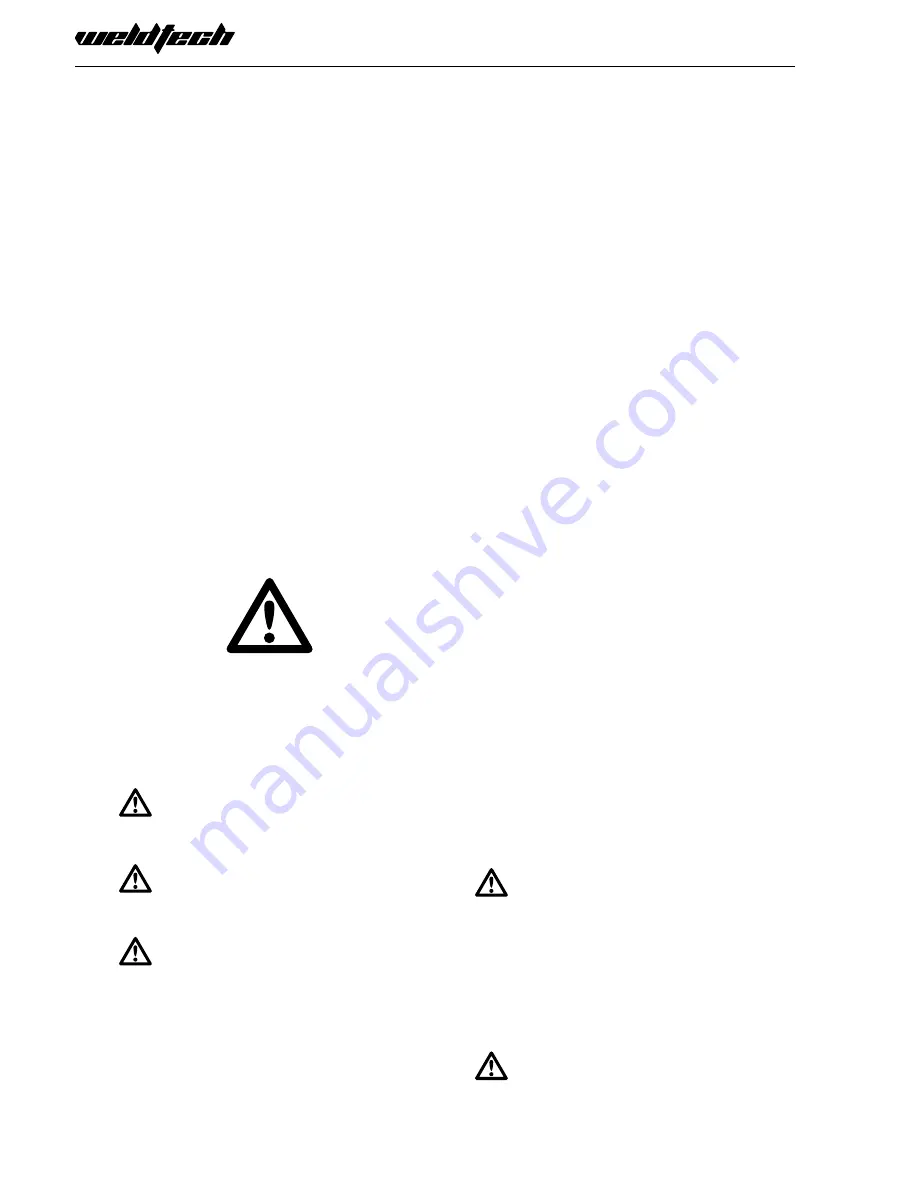 WELDTECH WT140ARC Operating Instructions Manual Download Page 14