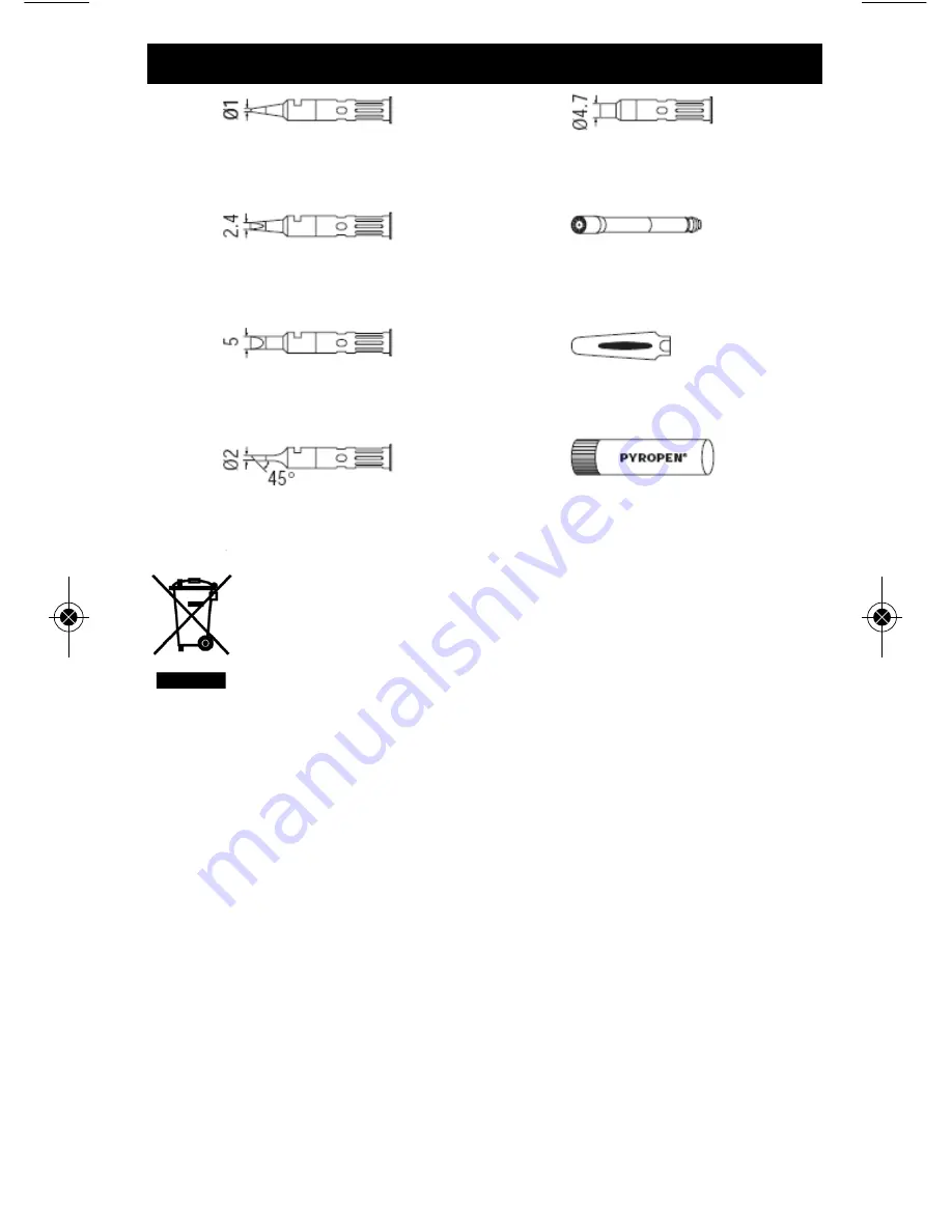 Weller PYROPEN WP 60 Operating Instruction Download Page 30