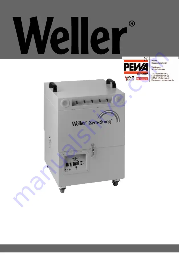 Weller WFE 20D Operating Instructions Manual Download Page 1