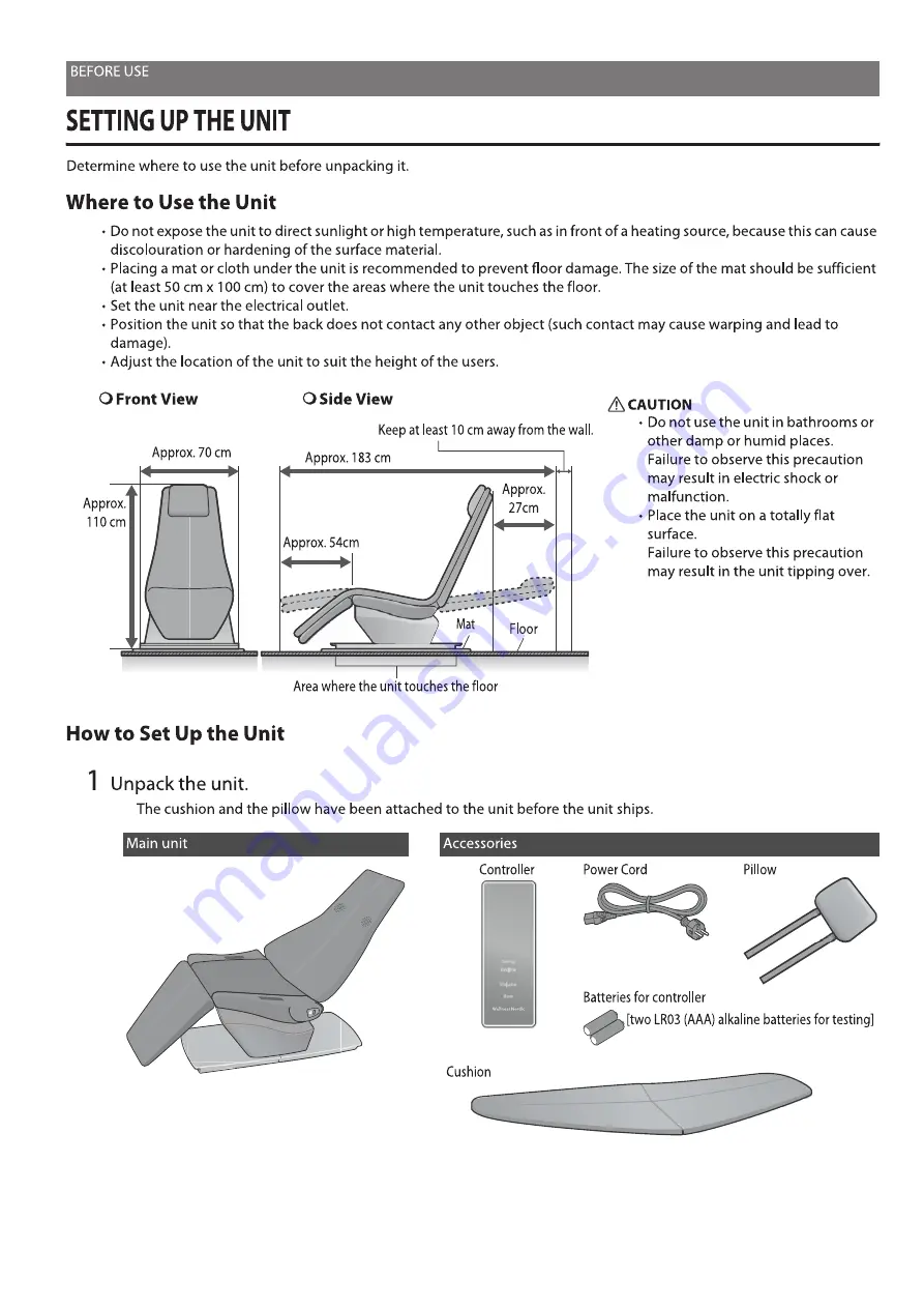 Wellness Nordic PA-MR30 Operating Instruction Download Page 13