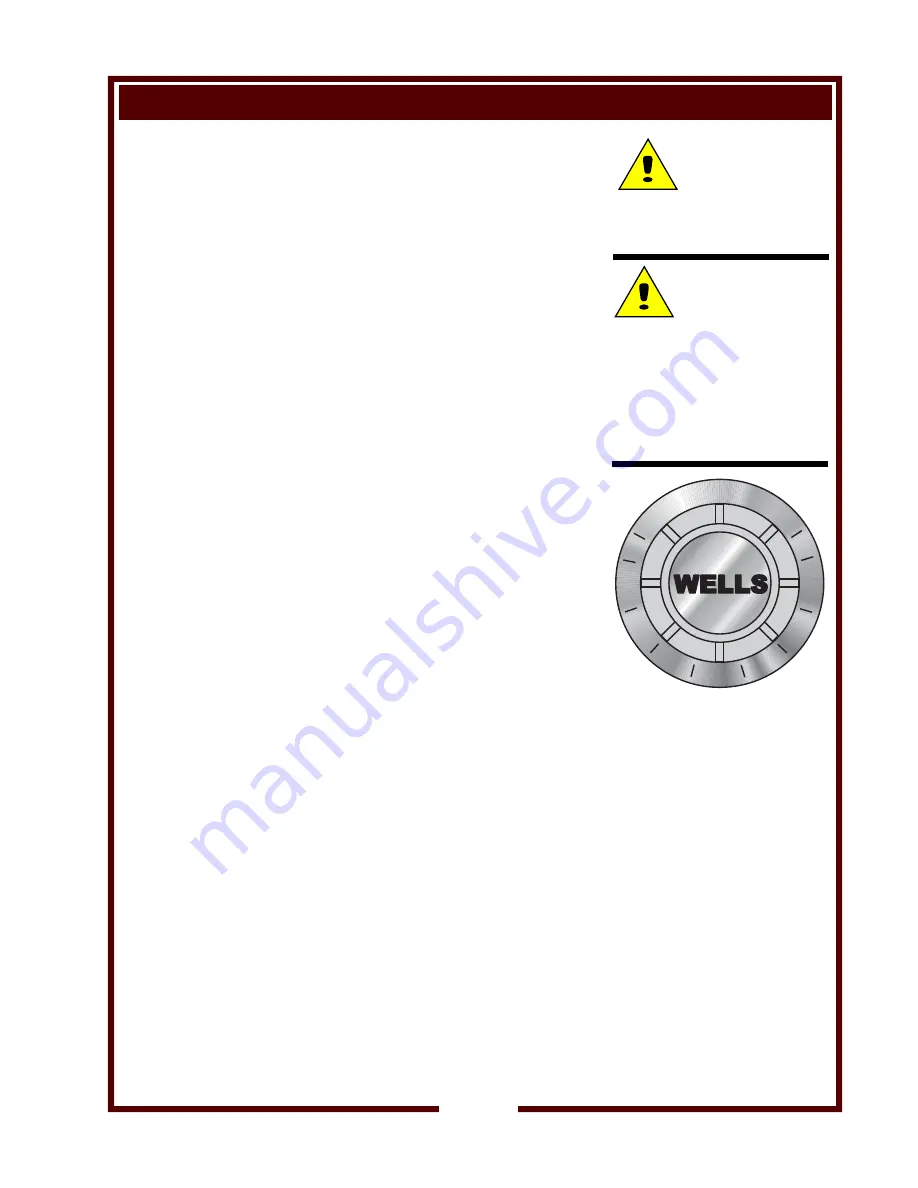 Wells 5I-HC2256 Owner'S Manual Download Page 7