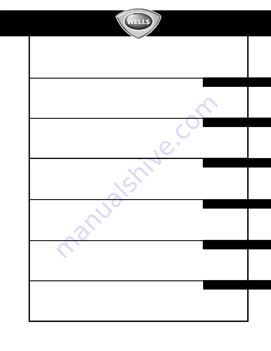 Wells RW-16HDEU Operation Manual Download Page 1