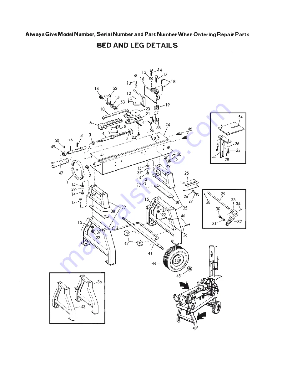 Wellsaw 58BD Operating & Maintenance Manual Download Page 8